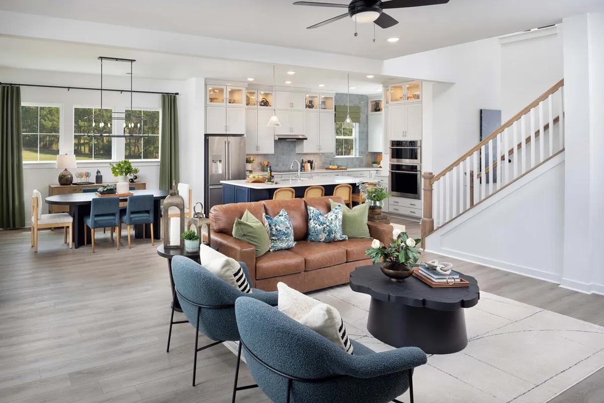 Touring Westrow model homes River District Charlotte NC with buyer representation