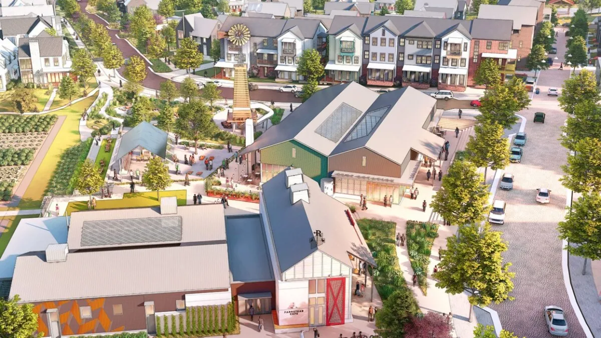 Westrow streetscape rendering River District Charlotte